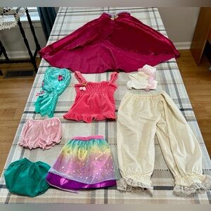 Lot of 9 pieces doll/girls clothes Disney Anna cape/baby alive hood/bloomers
